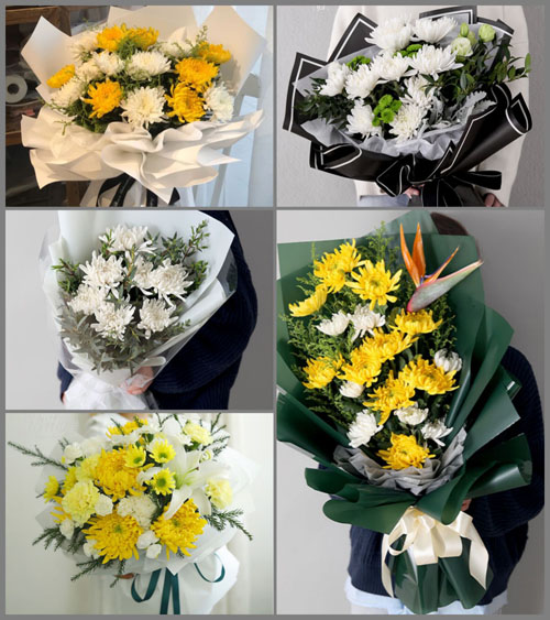 广东广州市番禺区小谷围街道贝岗村白事花束代送